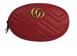GG Marmont Matelasse Belt Bag,Leather,Red,476434.493075,3